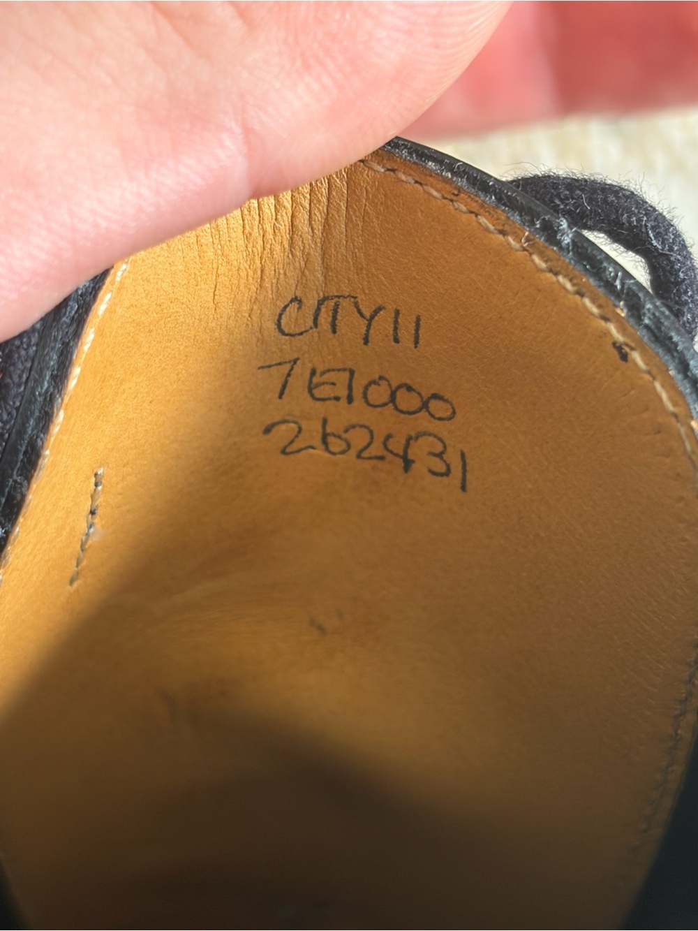 John Lobb Black Leather Cap-Toe Derby Shoes - Picture 8 of 9
